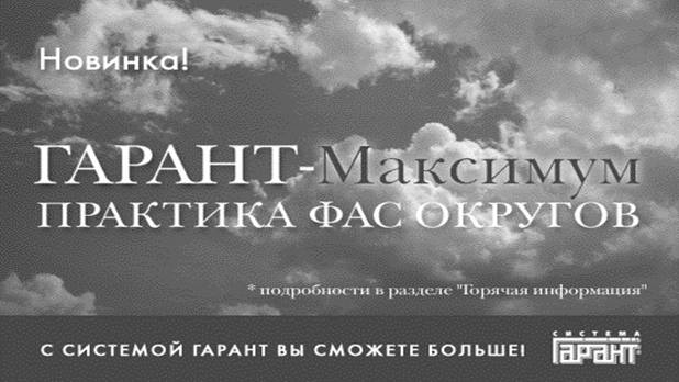 Курсовая: Справочно-правовая система Гарант Курсовая: Справочно-правовая система Гарант